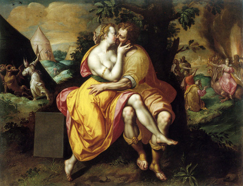 Risultati immagini per le matrone romane che baciano in bocca
